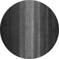 thumbnail image 1 of Ahgly Company Indoor Round Abstract Gray Contemporary Area Rugs, 4' Round, 1 of 1