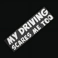 thumbnail image 4 of Jierger Funny My Driving Scares Car Window Vinyl Decal Letters Sticker for Car Bumper Truck Van SUV Window Wall Boat Cup Laptop or Any Smooth Surface, 4 of 4