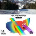 thumbnail image 4 of OutdoorMaster Kids Ski Goggles, Black - Grey Lens Red  VLT 14%, 4 of 7