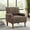 Dark Coffee, variant on Modern Accent Chair with 2" Wide Wale Corduroy, Upholstered Armchair with 9" Solid Wood Legs, Cozy Living Room Chair for Bedroom, Office, Mid-Century Modern Style, Pink