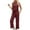 02 Red, variant on bnaln Women's Summer Casual 2 Piece Outfits Loose Sleeveless Tank Tops Wide Leg Pants Sets Summer Vacation Travel Tracksuit Soft Cozy Loungewear Sweatsuit Comfy Lounge Sets