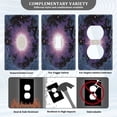 thumbnail image 3 of Light Switch Cover Switch Plate Outlet Cover Plug Cover for Electrical Unused Outlet Cover Solar Vortex, 3 of 6