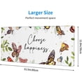 thumbnail image 2 of Butterfly Choose Happiness Gaming Mouse Pad Butterflies Large Mouse Pad (31.5x11.8 Inch) Non-Slip Rubber Base Large Desk Mat Desk Protector for Home Office Gaming Work, 2 of 5