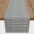 thumbnail image 3 of Creative Products Sketch Stripes Gray 16x90 Poly Twill Table Runner, 3 of 3