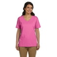 thumbnail image 2 of Hanes Women's Relaxed Fit Authentic Essentials Short Sleeve V-neck T-Shirt, 2 of 2