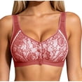 thumbnail image 5 of Xdegoge Bras for Women Front Closure Push Up Soft Supportive Wireless Maternity Breastfeeding Nursing Bra Lace Breathable No Underwire Bralettes, 5 of 6