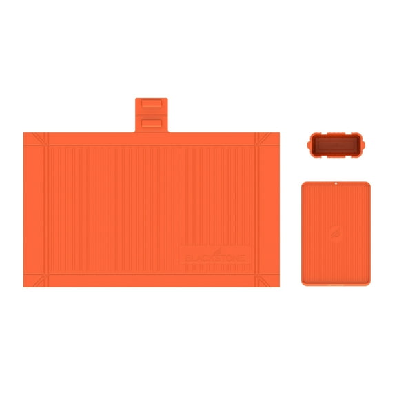 Blackstone Silicone Griddle Top Mat and Grease Cup Liner Kit, 3-Piece