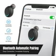 thumbnail image 6 of Inadays TWS True Wireless Earbuds Bluetooth 5.0 Deep Bass Stereo Headphones IPX7 Waterproof Headset, Black, 6 of 8