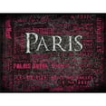 thumbnail image 2 of Grey, Jace 18x15 Gold Ornate Wood Framed with Double Matting Museum Art Print Titled - Paris Map Type 2, 2 of 4