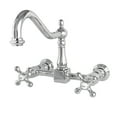 thumbnail image 2 of Kingston Brass Heritage 8" Center Wall Mount Kitchen Faucet, 2 of 4