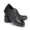 thumbnail image 6 of HANDMEN Men's Full Grain Leather Oxford Work Dress Shoes - Classic Black Anti-Puncture Business Shoes RV2103,8, 6 of 6