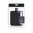 thumbnail image 6 of Viski Gunmetal Stainless Steel Liquor Flask for Outdoor, Gifts for Men, 6oz, 6 of 6
