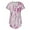 Pink, variant on Womens Plus Size Tops Casual Print Short Sleeve V-Neck with Button Loose Tops T-Shirt Blouse