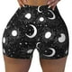 thumbnail image 2 of Fotbe Crescent and Stars Shorts Sin Costuras – Shorts Deportivos de Cintura Alta para Mujer, Elásticos para Gimnasio, Yoga, Running o Ciclismo-Medium, 2 of 8