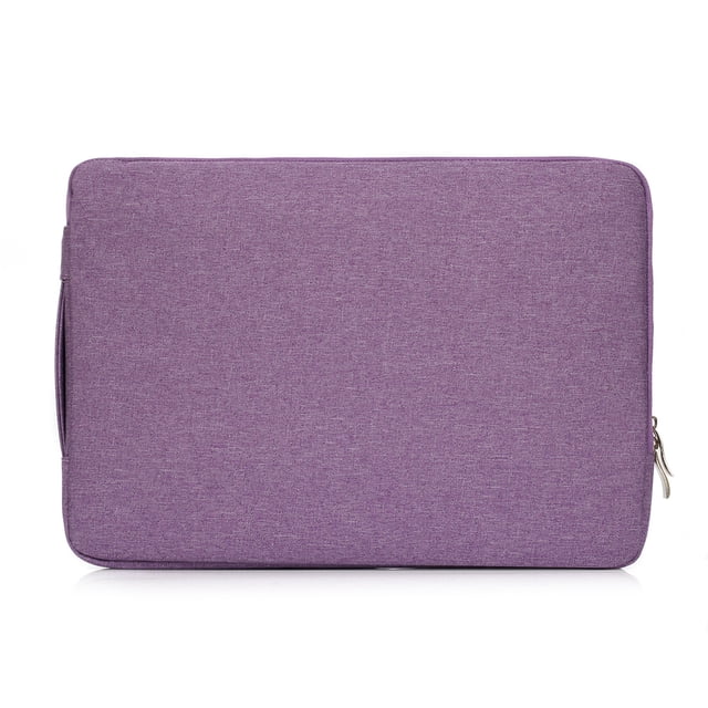 Bolsa de tela vaquera para ordenador portátil de 15 pulgadas, cremallera lavable, protección de Color sólido, reemplazo a prueba de arañazos, Almacenamiento y organización del hogar Violeta Bewildely HA072613-05