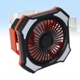 thumbnail image 2 of High quality Portable Rechargeable Fan Cordless Battery Powered Fan with LED, 2 of 5