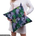 thumbnail image 5 of Tropical Fabric by the Yard, Botanical Illustration Along Exotic Leaves in Hand Painted Style, Decorative Upholstery Fabric for Sofas and Home Accents, Ceil Blue and Multicolor by Ambesonne, 5 of 5