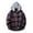 Wine, variant on TMOYZQ Mens Flannel Hoodie Drawstring Hooded Plaid Shirts Long Sleeve Casual Button Down Shirts Lightweight Flannel Shirt Jackets