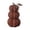 Dark Brown, variant on Jollyzo Artificial Wicker Pumpkin Decor with Stem & Leaves, 5.5" Rustic Fall Pumpkin Figurine for Halloween, Thanksgiving & Farmhouse Home Decor