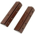 thumbnail image 6 of 2 PCS Bed Frame Post Double Hook Slot Bracket Hanging Piece Bed Hook Plates with Screws (5.9inch Length), 6 of 6