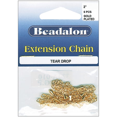 Extension Teardrop Chain 2, 6-Pack