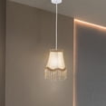 thumbnail image 4 of Billuyoard Elegante pantalla retro Kostüm con borla de perlas Seguro y confiable Jahre Kostüm Retro con perlas y lampenschirm Iluminación novedosa, 4 of 6