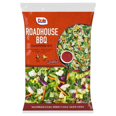 Dole Roadhouse BBQ Chopped Salad Kit, 11.88 oz, Fresh