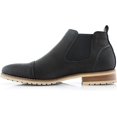 thumbnail image 4 of Ferro Aldo Sterling MFA606325 Mens Casual Chelsea Slip on Ankle Boots, in Black, Men's Size 9, 4 of 7