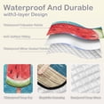 thumbnail image 2 of Ice Cream Watermelon Beach Blanket Outdoor Picnic Blanket 78"x 78" Waterproof Foldable for Beach Camping Travel Hiking Grass Lawn Park, 2 of 5