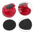 thumbnail image 1 of UPOUART 1 Set Air Hockey Pusher with Replacement Lint Stickers for Leisure Activities Red, 1 of 8