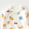 thumbnail image 5 of Newborn Baby Boy Fall Outfit Romper Embroidery Long Sleeve Jumpsuit Bodysuit Infant Winter Clothes, 5 of 6
