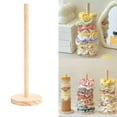 thumbnail image 2 of Natural Wood Hair Accessory Stand for Storefront Displays Wooden Bracelet Holder, 2 of 12