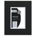 thumbnail image 2 of Blick Double Mat - Smooth Black/Smooth White, 8" x 10" (3-3/4" x 5-3/4" opening), 2 of 2
