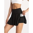 thumbnail image 4 of Camisa deportiva delgada para mujer: Fitness y correr casual transpirable para falda pantalón de tenis con bolsillo - Ropa deportiva para mujer, 4 of 4