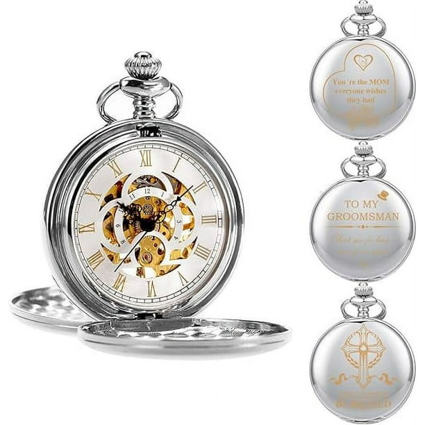Personalized pocket online watch for dad