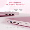 thumbnail image 5 of 15.6-FHD-Laptop,Pink Student-Laptop with Backlit Keyboard Fingerprint 8GB RAM 128GB SSD Intel Pentium Quad Core N100 Processor (Up to 3.4GHz)Business-Laptop,Computer,2 Years Warranty,Win11, 5 of 6