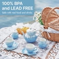 thumbnail image 2 of Juego de Té de Porcelana Gigante Frijol Azul Degradado para Niños, 2 of 7