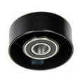 thumbnail image 2 of KarParts360 For Pontiac Bonneville 2004 2005 Idler Pulley | Steel | Serpentine Belt Type | Black Color | 17 Millimeters Inside Diameter | 18 Millimeters Pulley Bearing Width | For 12557554, 12558185, 2 of 4