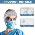 thumbnail image 5 of Jiueut Pink Axolotl Nurse Button Headband Medical Field Headbands for Women 4 Piece Wide Headbands for Girls Non Slip Headbands for Nurses with Buttons for Mask Headbands for Sports, 5 of 7