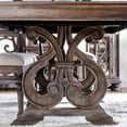 thumbnail image 4 of Furniture of America Clyde Rustic Wood Dining Table in Rustic Natural Tone, 4 of 8