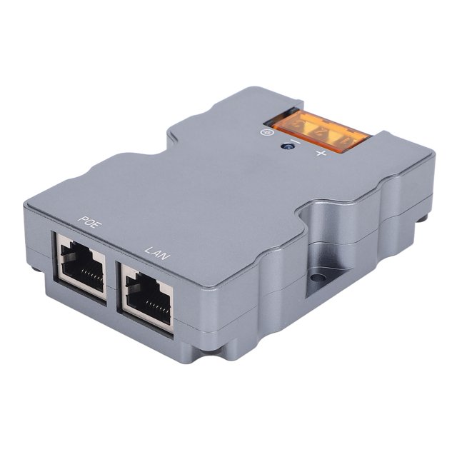 Gigabit PoE Injector Set, Safe Passive PoE Adapter Kit Surge Guard Compatibility Multifunctional for Home
