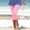 Pink, variant on Loopsun Capris for Women, Women's Summer Casual Drawstring Solid Cropped Pants Black