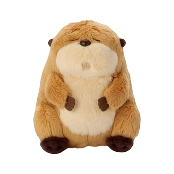 Yanxiao Cuddly Beaver Stuffed Animals, 10" Soft Beaver Plush Toys, 2026 New Animated Movie Inspired, Perfect Gift for Kids & Collectors, A
