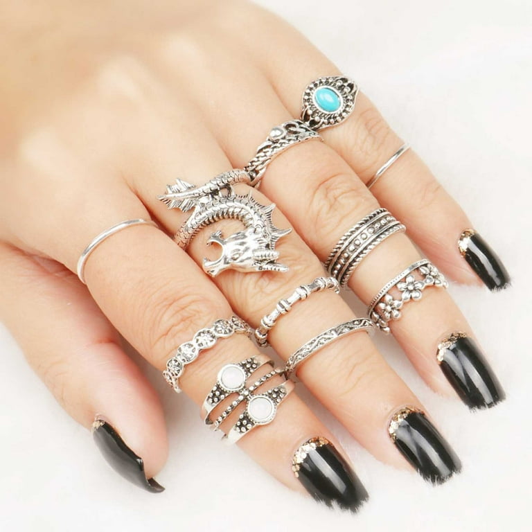 Up to 65% off amlbb Rings for Women Fashion Dragon Shaped Ring