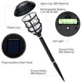 thumbnail image 5 of Paquete de 8 luces de camino al aire libre con energía solar, luces de jardín con energía solar, luces de camino LED impermeables para patio, césped, jardín y paisaje (blanco frío)… JFHHH pequeña, 5 of 5