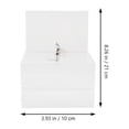thumbnail image 4 of Phenofice 1 Set Clear Suggestion Box Acrylic Rectangular for Factory Collecting Donations Voting Box, 4 of 8