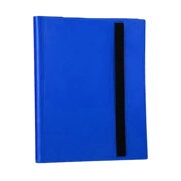 baseball card binder walmart Binder, Trading Card Album with 55 Removable Sleeves Fit 440 Baseball Cards, Compatible with Topps Sports Cards & TCG Collections (Blue) : Toys & Games attack cards 9 Pocket Page Protector, Trading