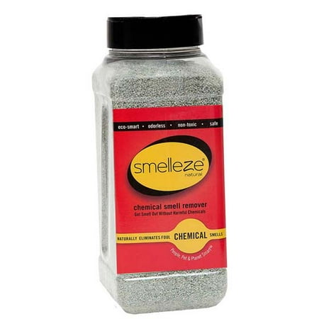 Powder Odor Remover - SMELLEZE Natural Chemical Odor Remover Powder: 50 lb. Bag. Ideal for Indoor Carpet, Furniture & Other Chemical Odors & Spills