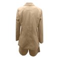 thumbnail image 6 of REORIAFEE Suits for Women Dressy Wedding Guest 90s Themed Party Outfits Women's Casual Sets Three Piece Suit Vest + Suit Jacket + Shorts Beige L, 6 of 7