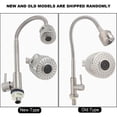 thumbnail image 2 of 304 Stainless Steel Single Cold Faucet Water Tap Kitchen Faucet G1/2in (Without Hose), 2 of 5